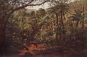 Eugene Guerard Fentree Gully in the Dandenong Ranges oil on canvas